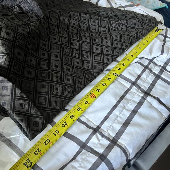 George Women’s Blazer Jacket black geometric Sz 10 Large business smart buttons - Picture 8 of 8